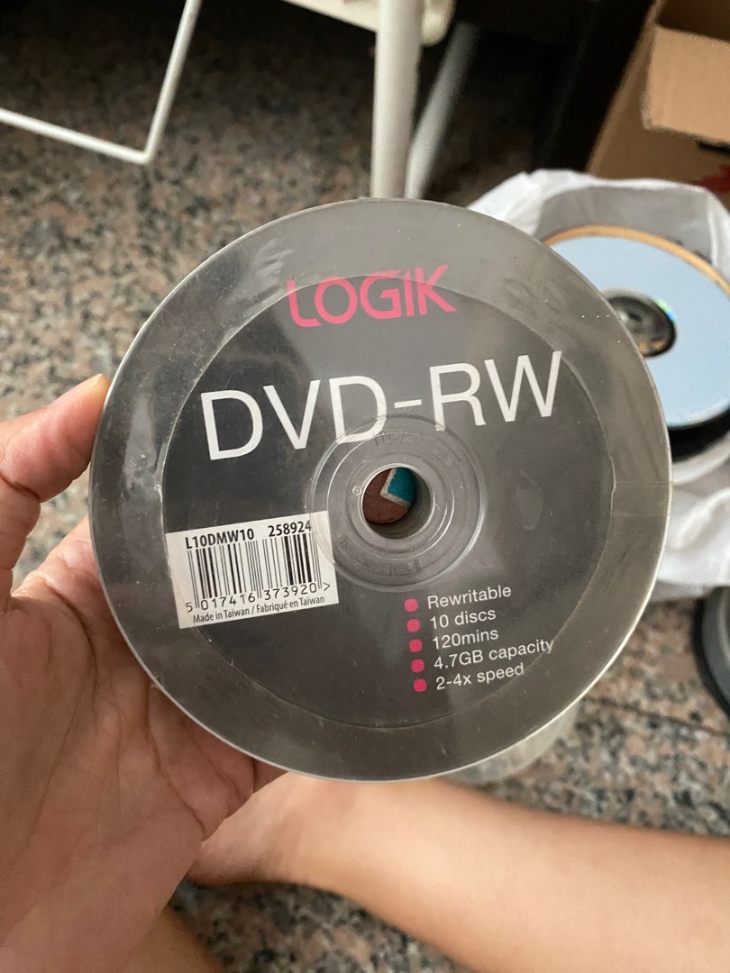 DVD RW and +R Disks, Audio, Portable Audio Accessories on Carousell
