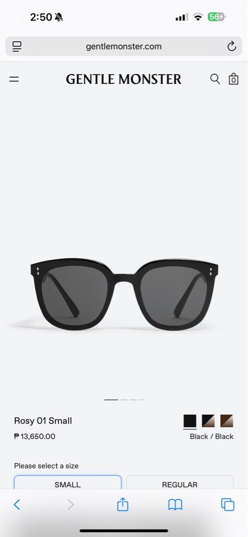 Gentle Monster Rosy 01 Small (Category: Sunglasses & Eyewear) located in Manila. Submitted by dodebelen (Listing ID 1403295533, Image 3). Description: Gentle Monster Rosy 01 Small Purchased from Gentle Monster Marina Bay Sands Singapore Used 3x Like new and no flaws Hard case lang ang my flaws dahil protective case siya Complete inclusions: Sunglasses Hard case Hard box Authenticity certificate card Care card Cleaning cloth Original Receipt (kind