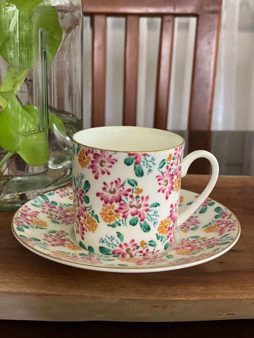 Givenchy Paris Floral TeaCup and Saucer (Category: Coffee & Tea Tableware) located in Quezon City. Submitted by rishlist (Listing ID 1403323619, Image 1). Description: Givenchy Paris by Yamaka International From my personal collection In good condition.