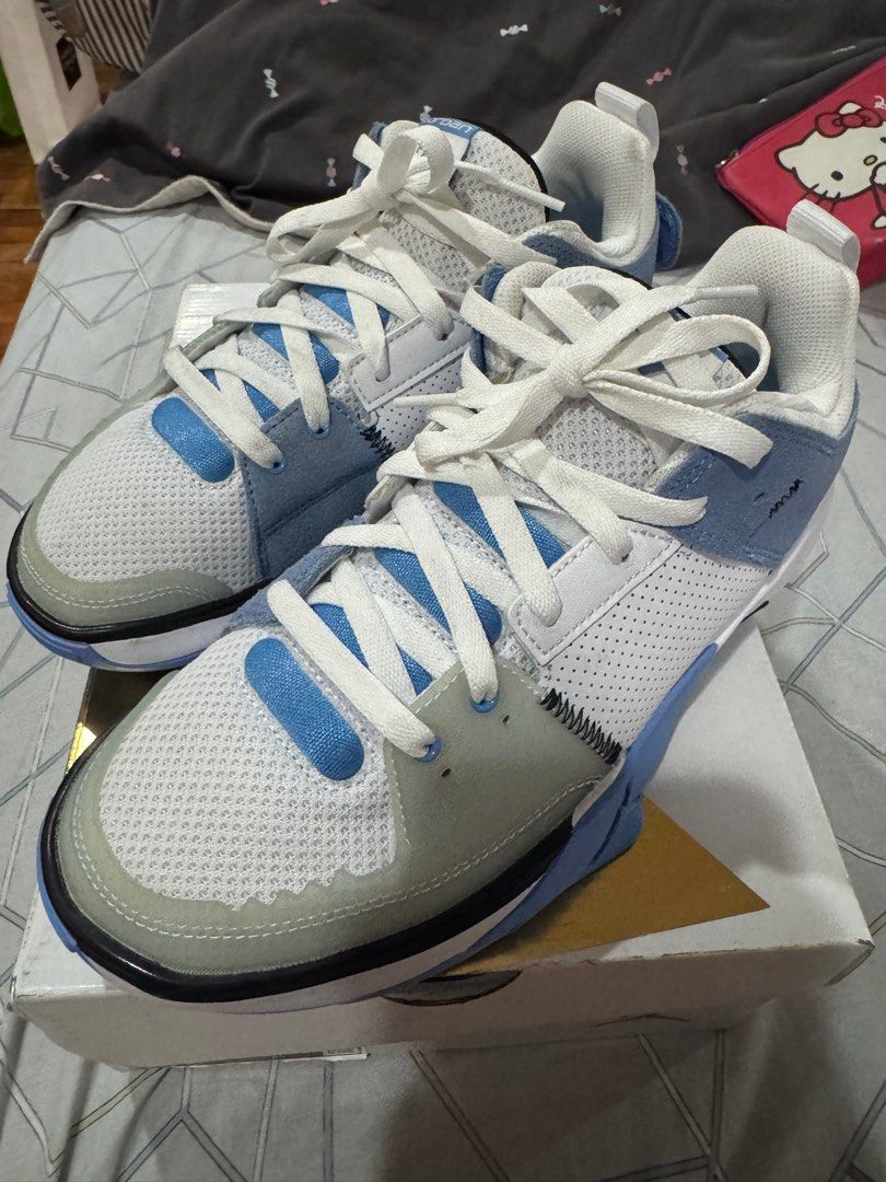 Jordan One Take 5 PF - White/Legend Blue (Category: Sneakers) located in Del Monte. Submitted by chejuc (Listing ID 1403314291, Image 1). Description: Used one Unisex basketball shoes .