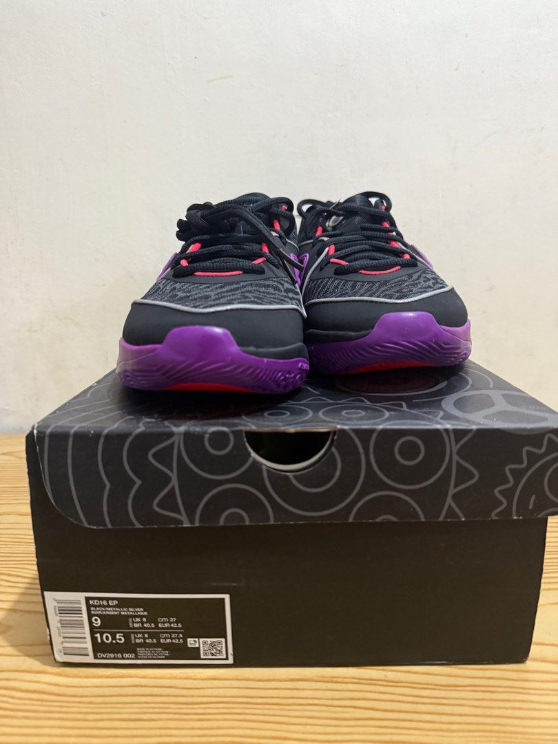 KD 16 - “Pathway Royalties” ‼️BELOW SRP‼️ (Category: Sneakers) located in Marikina City. Submitted by heneral_luna7141 (Listing ID 1403369764, Image 2). Description: KD 16 - “Pathway Royalties” 100% BrandNew and Original ‼️BELOW SRP‼️.