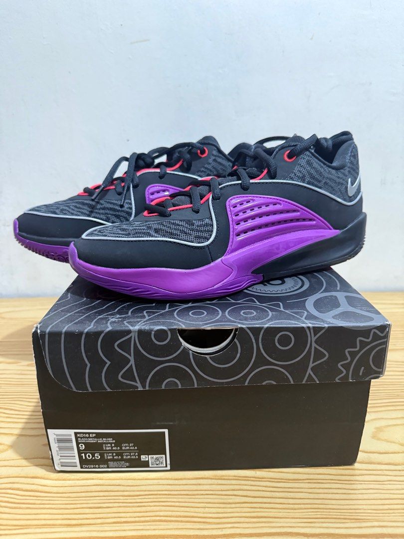 KD 16 - “Pathway Royalties” ‼️BELOW SRP‼️ (Category: Sneakers) located in Marikina City. Submitted by heneral_luna7141 (Listing ID 1403369764, Image 1). Description: KD 16 - “Pathway Royalties” 100% BrandNew and Original ‼️BELOW SRP‼️.
