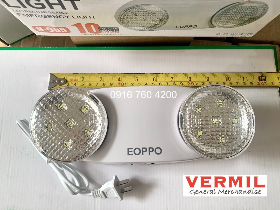 LED EMERGENCY LIGHT (Category: Lighting) located in Manila. Submitted by allanmil (Listing ID 1403310088, Image 2). Description: LED EMERGENCY LIGHT ✅ Automatic Emergency Light ✅ Rechargeable ✅ Brand: eOPPO ✅ 1.2watts x 12 LED Super Bright ✅ up to 10hrs emergency time ➤➤ 📍PHYSICAL STORE located in Sampaloc Manila (near UST) ➤➤ Delivery via Lalamove/Grab ➤➤ COD via Lalamove's Purchase Service (c/o buyer).
