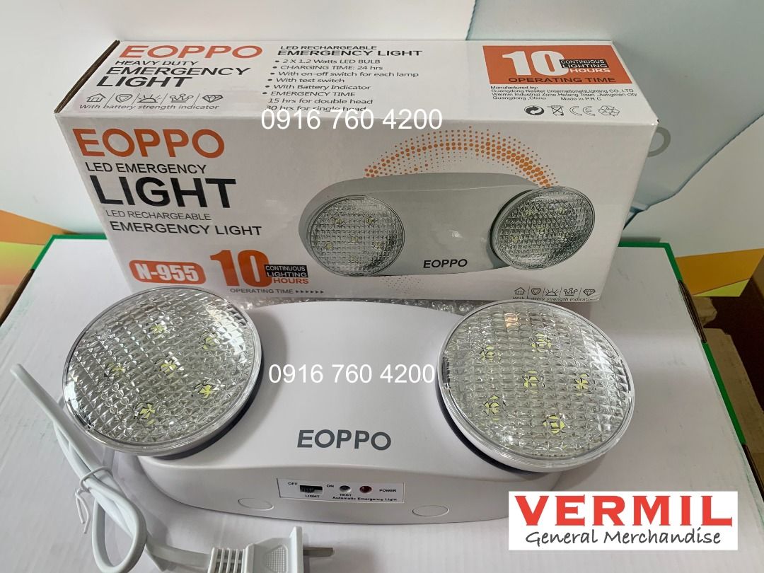 LED EMERGENCY LIGHT (Category: Lighting) located in Manila. Submitted by allanmil (Listing ID 1403310088, Image 1). Description: LED EMERGENCY LIGHT ✅ Automatic Emergency Light ✅ Rechargeable ✅ Brand: eOPPO ✅ 1.2watts x 12 LED Super Bright ✅ up to 10hrs emergency time ➤➤ 📍PHYSICAL STORE located in Sampaloc Manila (near UST) ➤➤ Delivery via Lalamove/Grab ➤➤ COD via Lalamove's Purchase Service (c/o buyer).