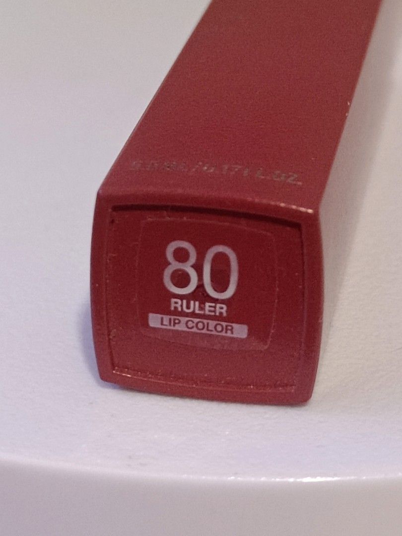 Maybelline Super Stay Matte Ink - Ruler 80 (Category: Makeup) located in Rodriguez. Submitted by applepink07 (Listing ID 1403370377, Image 2). Description: for free when you buy any Victoria Secret - Used Maybelline Super Stay Matte Ink - Ruler 80 - Matte finish lipstick - Volume: 5.0ml / 0.17 fl.oz - Expiry Date: May 2027 80% left.