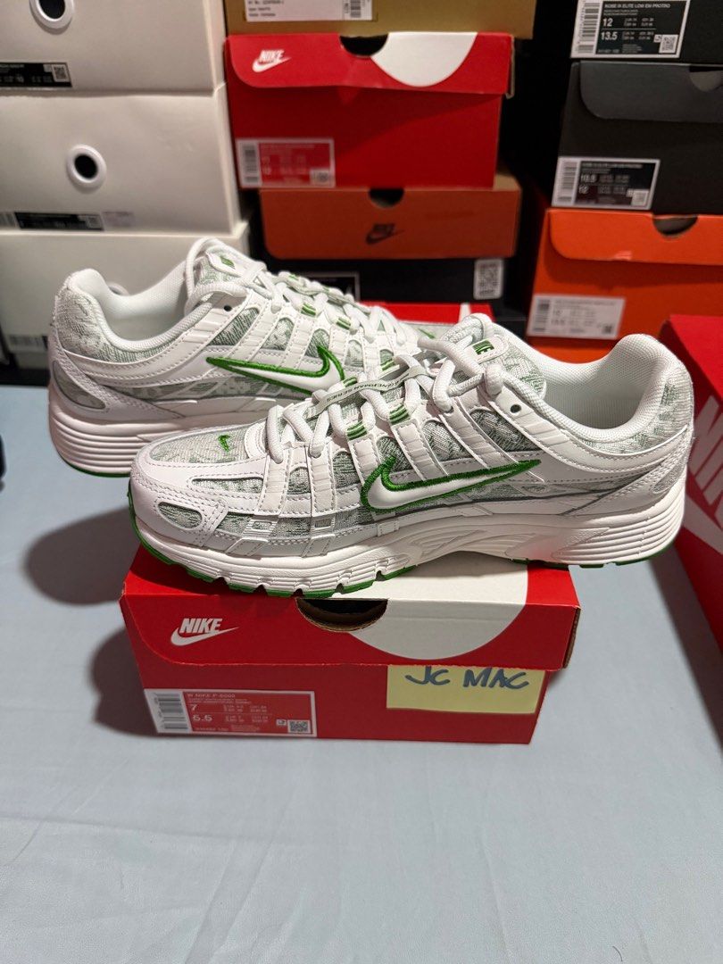 Nike P-6000 Kelly Green (Category: Sneakers) located in Quezon City. Submitted by 14iamney (Listing ID 1403235193, Image 2). Description: N1K3 P-6000 Summit White / Kelly Green Sz: 7 Womens (US), 24cm SKU: IH4482-100 Price: ₱4,200 (SRP ₱6,195) Delivery/ Shipping Fee c/o BUYER loc: Abao St. Laloma Quezon City.