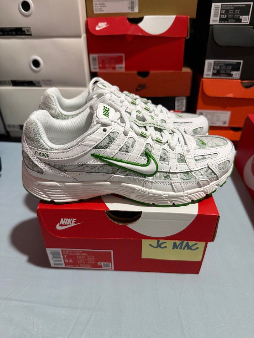 Nike P-6000 Kelly Green (Category: Sneakers) located in Quezon City. Submitted by 14iamney (Listing ID 1403235193, Image 3). Description: N1K3 P-6000 Summit White / Kelly Green Sz: 7 Womens (US), 24cm SKU: IH4482-100 Price: ₱4,200 (SRP ₱6,195) Delivery/ Shipping Fee c/o BUYER loc: Abao St. Laloma Quezon City.