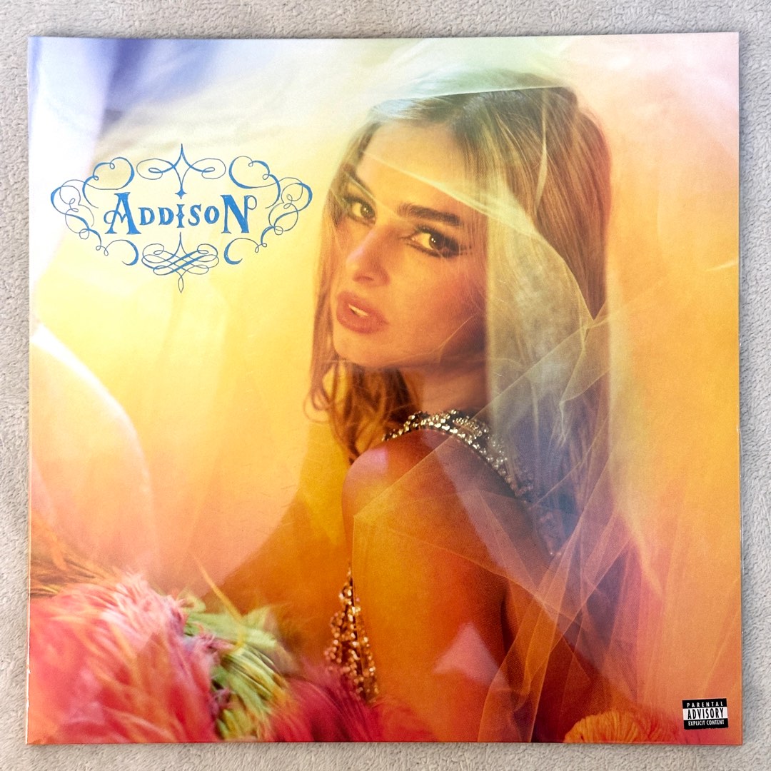 [On Hand] Addison Rae - Addison Exclusive Yellow Marble Edition Vinyl ...