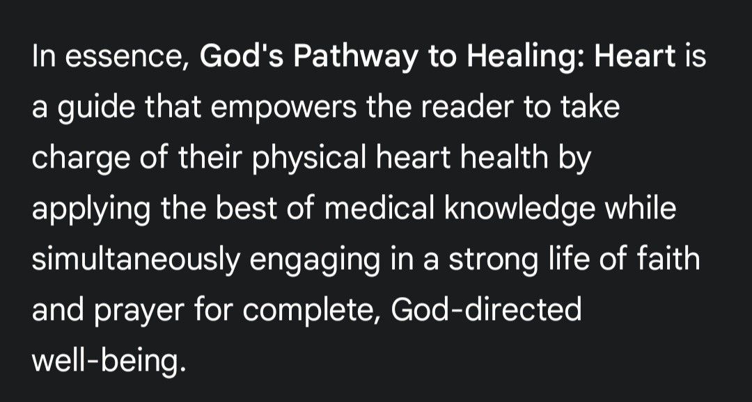 PHP 89 Only! God's Pathway to Healing Heart Book (Category: Storybooks) located in Manila. Submitted by womensphstuff (Listing ID 1403352050, Image 3). Description: God's Pathway to Healing: Heart is a guide that empowers the reader to take charge of their physical heart health by applying the best of medical knowledge while simultaneously engaging in a strong life of faith and prayer for complete, God-directed well-being..