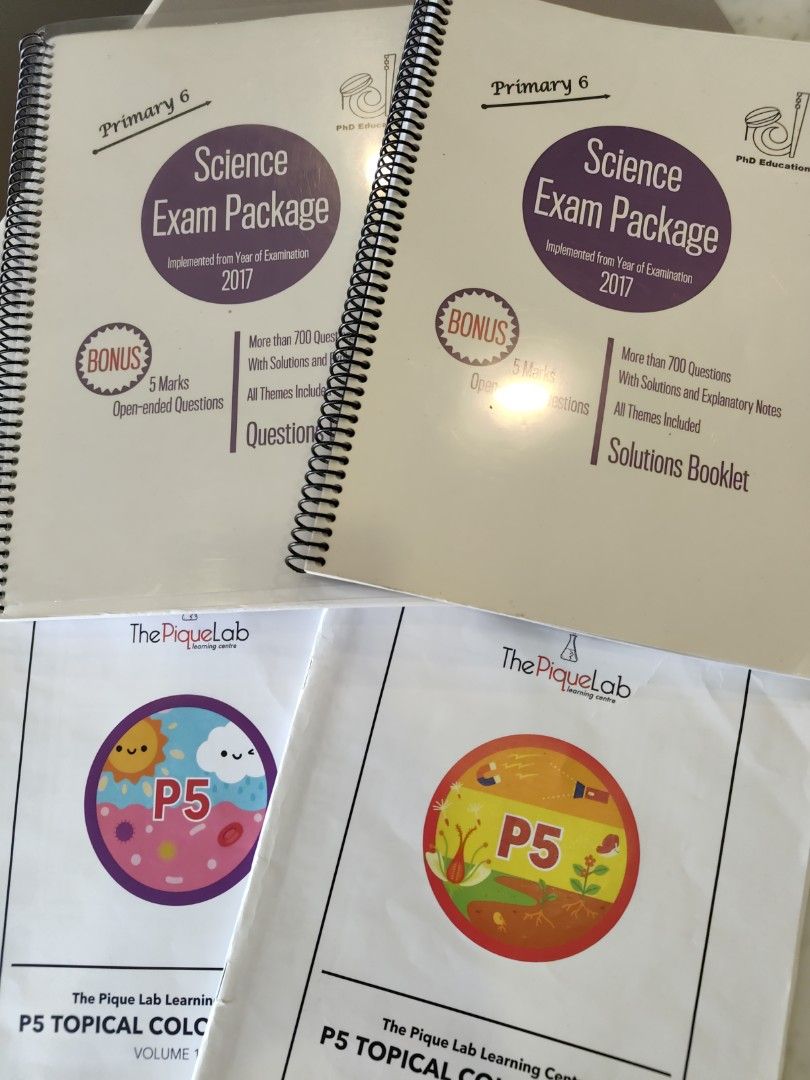 Primary 6 Science Exam Package / The PiqueLab P5 Topical Notes, Hobbies ...