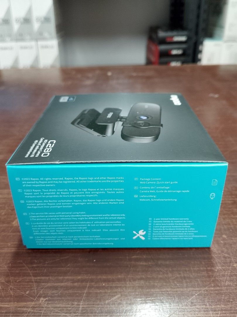 RAPOO C280 WEBCAM (Category: Webcams) located in Pasig City. Submitted by mahara1624 (Listing ID 1403424941, Image 3). Description: Rapoo C280 2K 1440p HD USB Webcam Brand New and Original Items 🏍️ Same Day Delivery - Lalamove delivery within Metro Manila - For walk-ins: Always PM first for item availability - We are also open for night time deliveries 🧰 Warranty: - 7 days store warranty for factory defects - 1 Year warranty assistance on selec