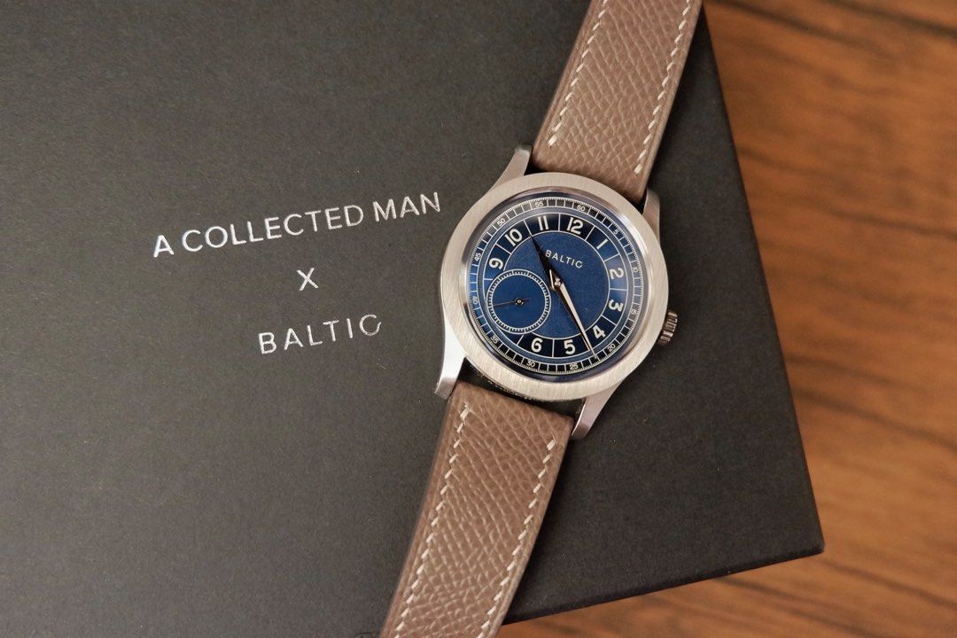RARE! Baltic x A Collected Man MR01 Blue Roulette (Category: Luxury Watches) located in Las Pinas. Submitted by timebaubles (Listing ID 1403332389, Image 2). Description: Rare Baltic x A Collected Man MR01 Blue Roulette - Limited Edition of 300pcs; discontinued model. - Complete Set with Box, Certificate and Cards. - Pristine Condition (Like NEW!) - Automatic Movement - Crystal Caseback.