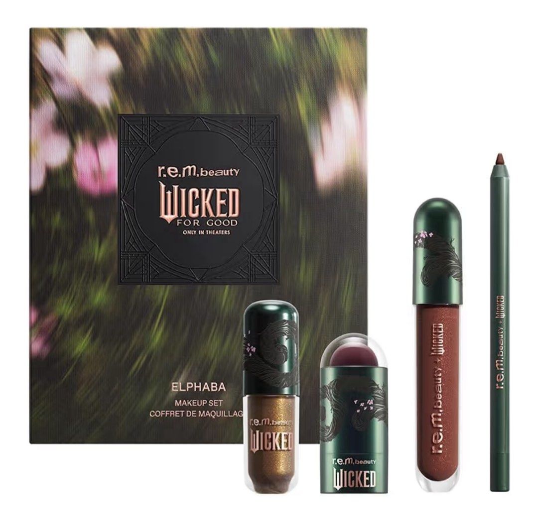 r.e.m. beauty Wicked: For Good | Makeup Set Elphaba (Category: Makeup) located in Quezon City. Submitted by twowayph (Listing ID 1403347453, Image 1). Description: PRE ORDER 2-3 weeks ETA.