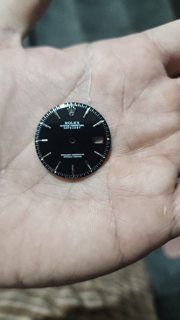 Rolex Piepan Black Glossy Dial (Category: Luxury Watches) located in Rizal. Submitted by jojaine (Listing ID 1403269960, Image 1). Description: Rolex Datejust 1601/1603 Black Piepan Glossy Dial Original Rolex Not sure if it was refurbished (was told when buying it in on Ebay its an original unrefurbished) 13k.