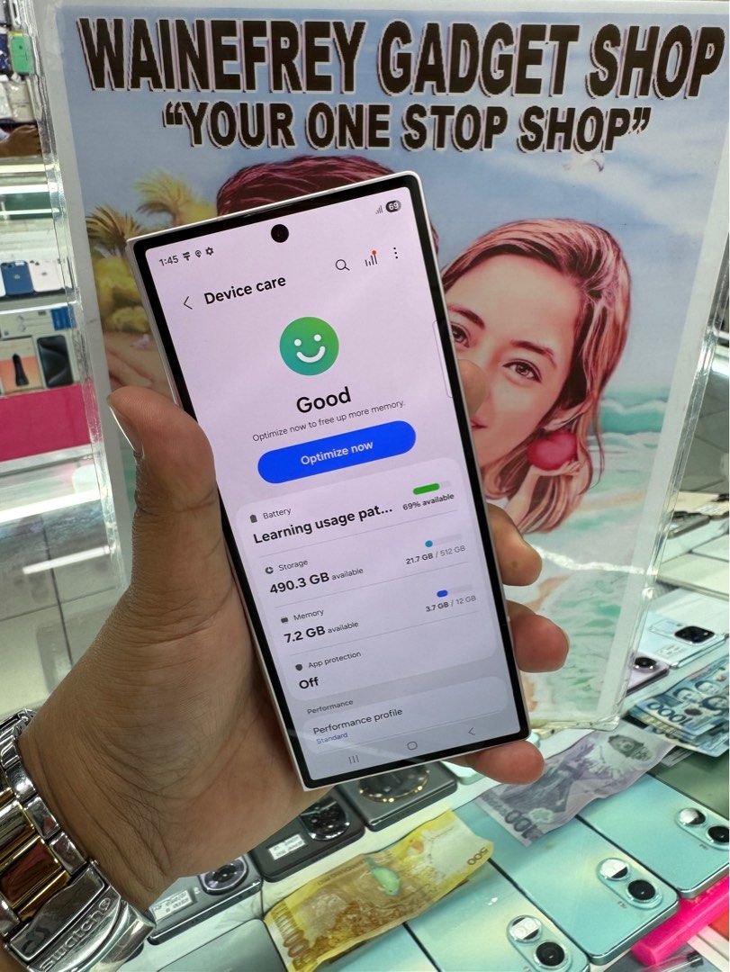 SAMSUNG GALAXY Z FOLD 6 12/512 (Category: Samsung) located in San Juan City. Submitted by wainefreygadgetshop (Listing ID 1403357694, Image 3). Description: SAMSUNG GALAXY Z FOLD 6 12/512gb (Please search nyo nalang full specs) ALL GOODS AT WORKING NO REPAIR HISTORY NO HIDDEN ISSUE GAMING PHONE CAMERA SOBRANG LINAW ,Pede sa maarte bawal sa nag-iinarte check to sawa bago bayaran. NO SCRATCHES Inclusion replacement charger For fast transaction call