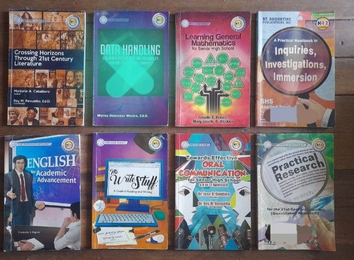 Senior High School Saint Augustine Books (Category: Textbooks) located in Muntinlupa City. Submitted by rinoanne (Listing ID 1377222840, Image 1). Description: SENIOR HIGH SCHOOL BOOKS - SAINT AUGUSTINE EDITION BOOKS P100 - SECOND HAND BOOKS - SLIGHTLY USED -WITH PLASTIC COVER Crossing Horizons Through 21st Century Literature English for Academic Advancement The Write Stuff A Guide to Reading and Writing For Metro Manila only. Mode of payment Gca