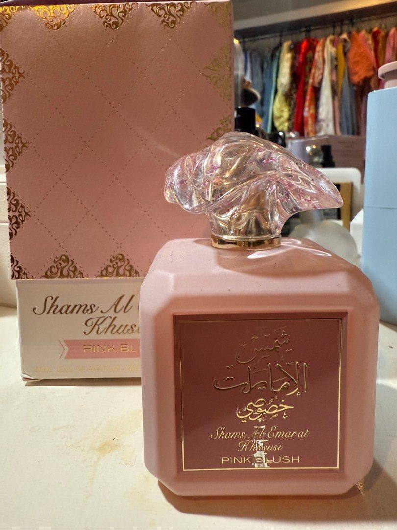 Shams Al Emarat Pink Blush (Category: Fragrance & Deodorants) located in Makati City. Submitted by jcaf22 (Listing ID 1403399257, Image 1). Description: Pink Blush is a dupe for Kayali Yun Boujee Marshmallow. Bought for 2500 from Amazon US, selling for only 2K. .