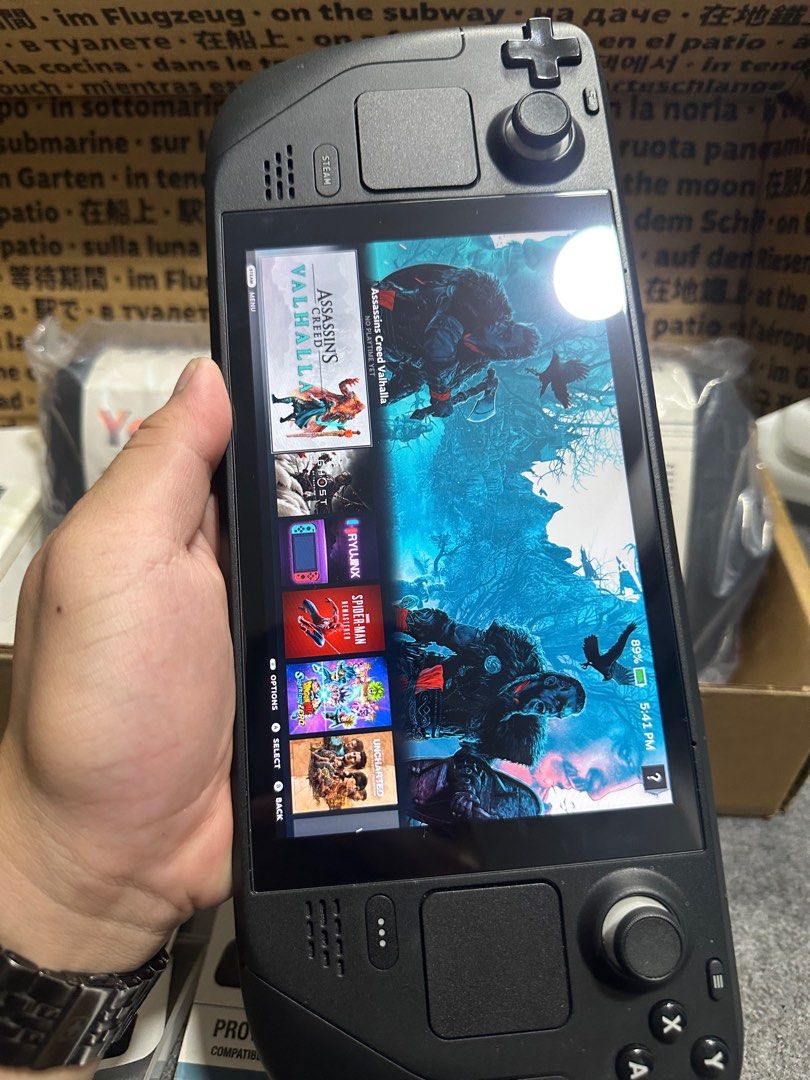 STEAM DECK LCD 1TB DUAL BOOT (Category: Others) located in Manila. Submitted by rainjastin67373 (Listing ID 1403349960, Image 1). Description: STEAM DECK LCD 1TB DUAL BOOT 21,500 NAPAKA MURA NA NYAN!! SWAPPING VALUE 25k POUCH BOX CHARGER OPEN TRADE SA MGA LOWER UNIT + CASH PWEDE MEET UP AROUND QC AND MANILA BASTA MALAPIT LANG, ADD PAG MISMONG BAHAY.