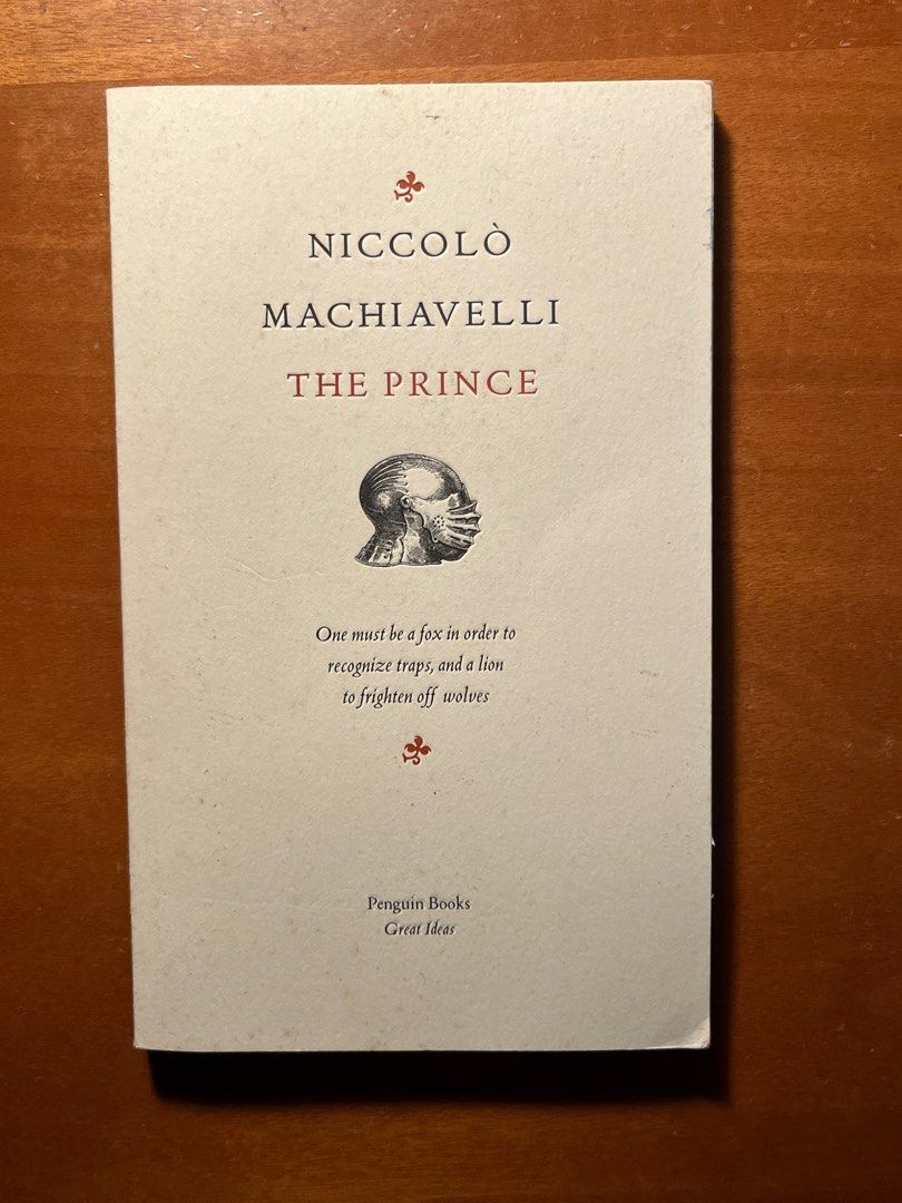 The Prince by Niccolo Machiavelli (Category: Storybooks) located in Mandaue City. Submitted by elstash (Listing ID 1403402840, Image 1). Description: Rfs never read.