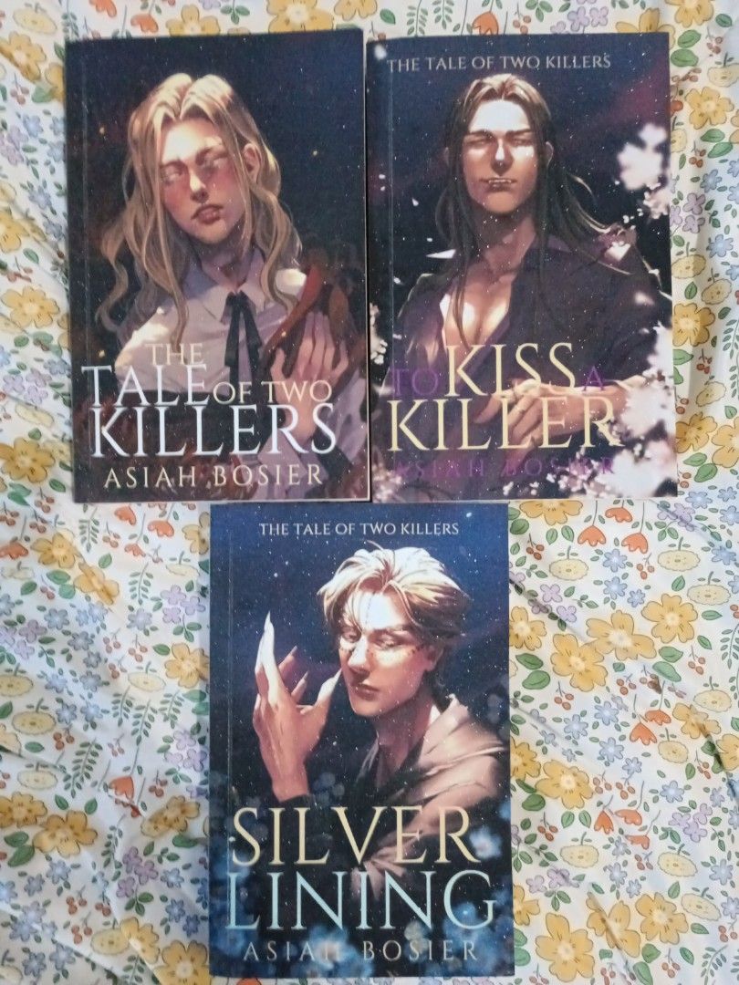 The Tale of Two Killers (Book 1-3) (Category: Storybooks) located in Legazpi City. Submitted by tulipcake (Listing ID 1403324726, Image 1). Description: - The Tale of Two Killers (Books 1-3) - BL, Mpreg, Vampire Romance - Can be bought as a set for 825, or separately for 275 each! Join Hamilton on his journey down a road to true love and commitment, but as he dives deeper int lo this romance, the distraction of this new and obsessive need for thi
