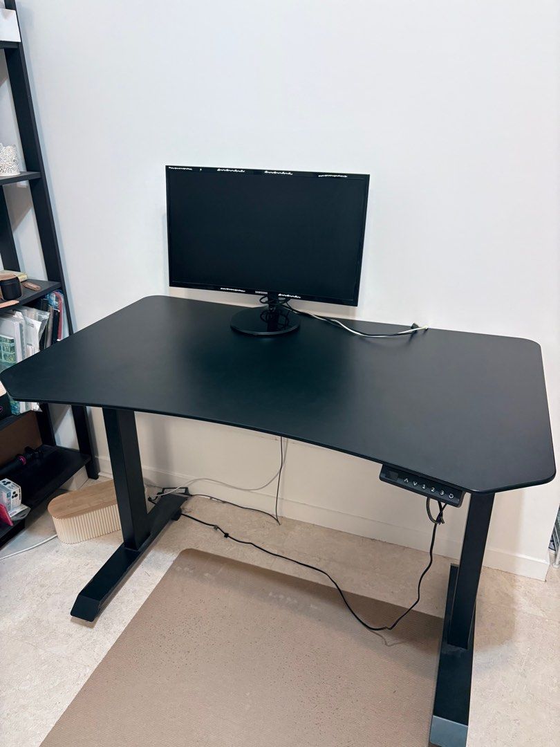 TT Racing Titus Smart Desk - Black, Furniture & Home Living, Furniture ...