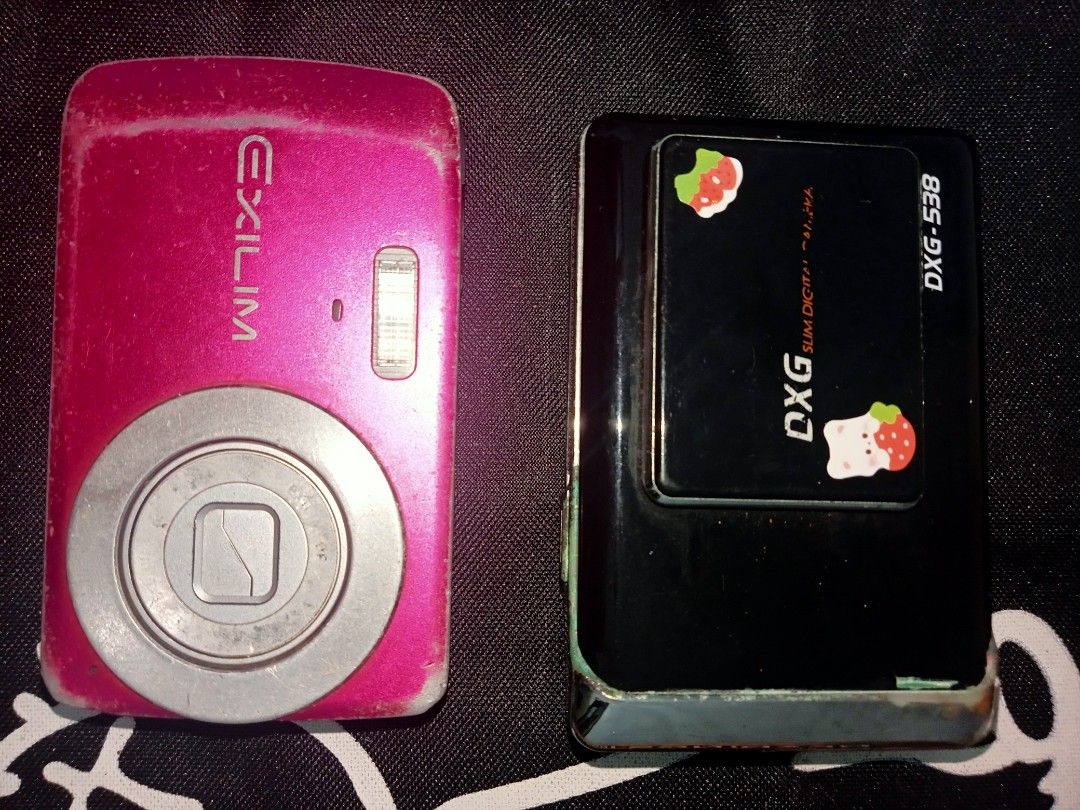 UNTESTED / FOR PARTS DIGITAL CAMERA! (Category: Cameras) located in Manila. Submitted by kate_0 (Listing ID 1403364293, Image 1). Description: UNTESTED/FOR PARTS AMERA UNIT ONLY!! ✨CASIO EXILIM PINK - SOLD ✨DXG DIGITAL CAMERA - 75 ❗PAYMENT FIRST ❗STRICTLY NO REFUND, NO RETURN! ❗BUY ON YOUR OWN RISK! 💞MOP: GCASH 💞MOD: JNT SHIPPING FEE QILL BE SHOULDERED BY BUYER.