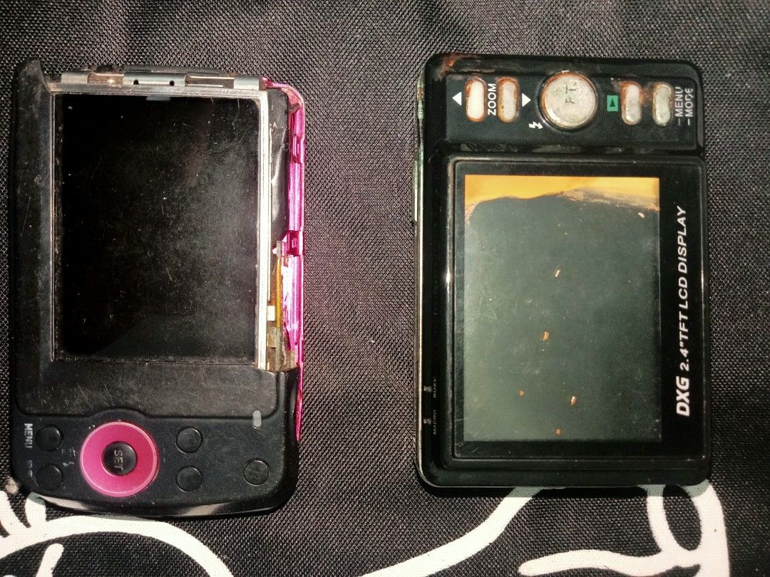 UNTESTED / FOR PARTS DIGITAL CAMERA! (Category: Cameras) located in Manila. Submitted by kate_0 (Listing ID 1403364293, Image 2). Description: UNTESTED/FOR PARTS AMERA UNIT ONLY!! ✨CASIO EXILIM PINK - SOLD ✨DXG DIGITAL CAMERA - 75 ❗PAYMENT FIRST ❗STRICTLY NO REFUND, NO RETURN! ❗BUY ON YOUR OWN RISK! 💞MOP: GCASH 💞MOD: JNT SHIPPING FEE QILL BE SHOULDERED BY BUYER.