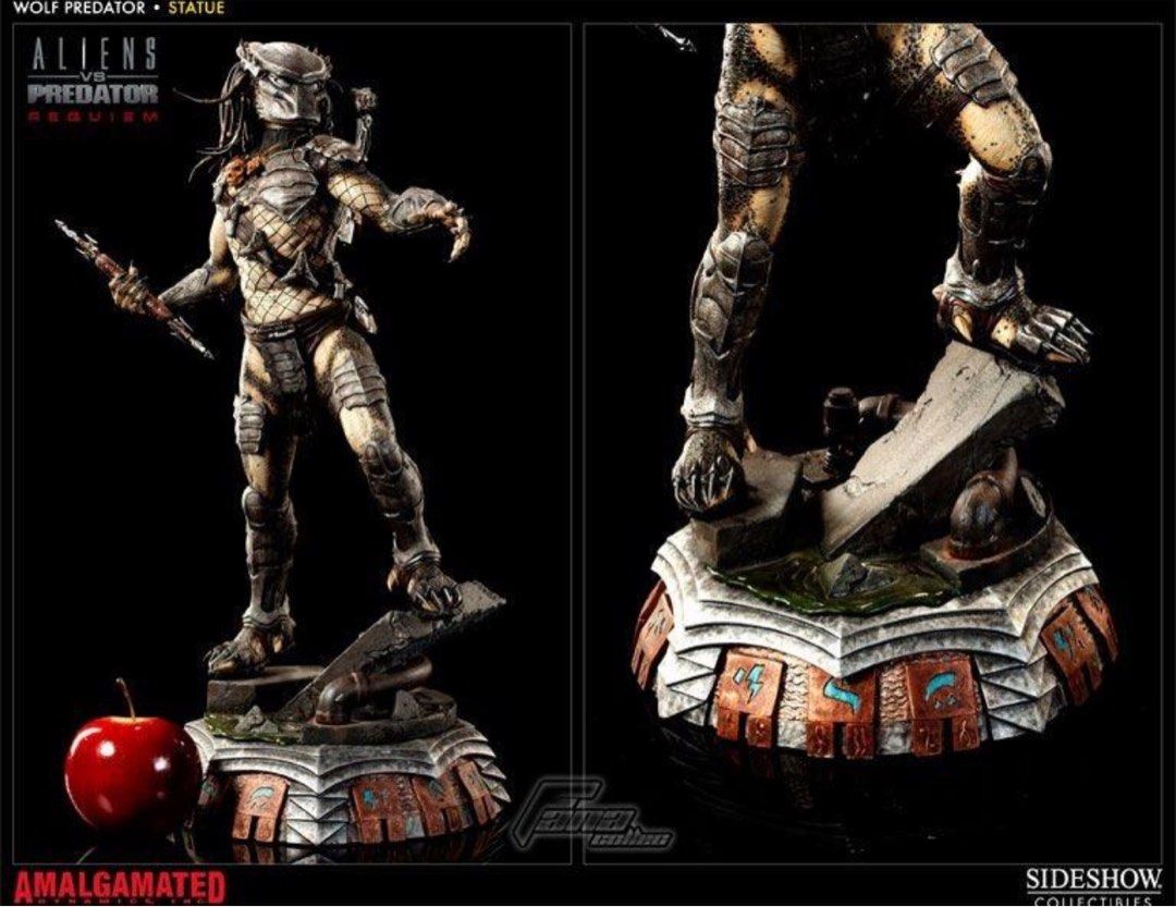 Wolf Predator Statue (Category: Figurines & Statues) located in Quezon City. Submitted by shophottoys (Listing ID 1403358142, Image 1). Description: AvP Requiem Wolf Predator Statue 51cm BIB sealed no issues Drop offers.