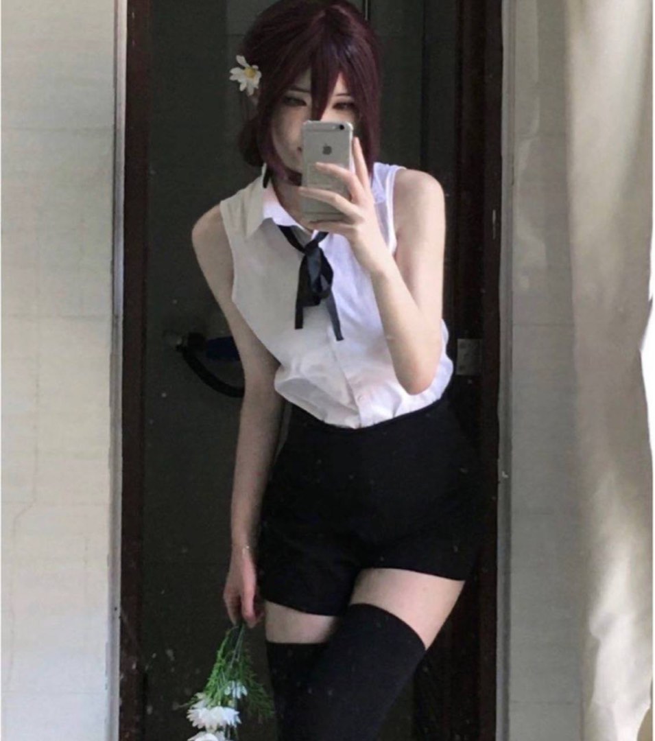 WTR Chainsaw Man Reze Default Cosplay w Styled Purple Wig Set, Hobbies ...