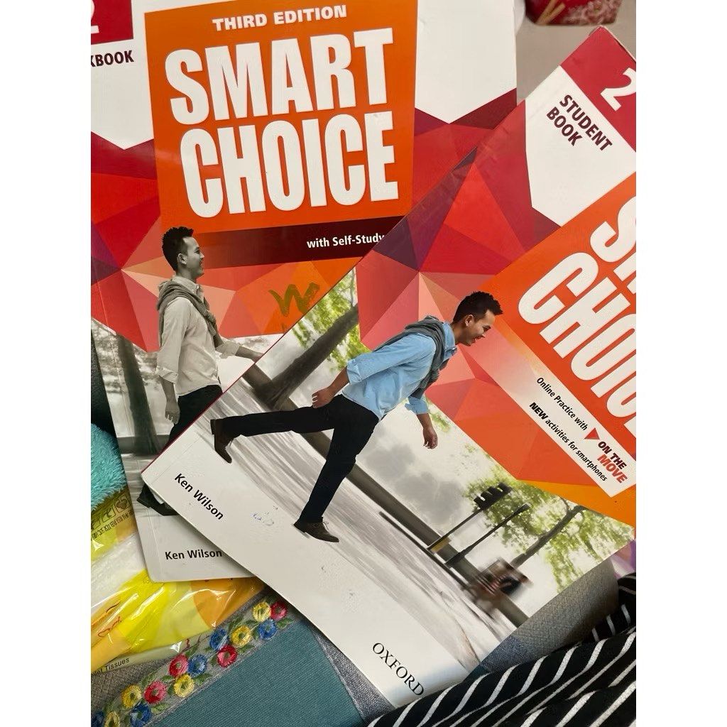 可換物二手書 葛洛莉 教科書 英文用書smart choice 2 student book & workbook 兩本一組, 書籍、休閒與 ...