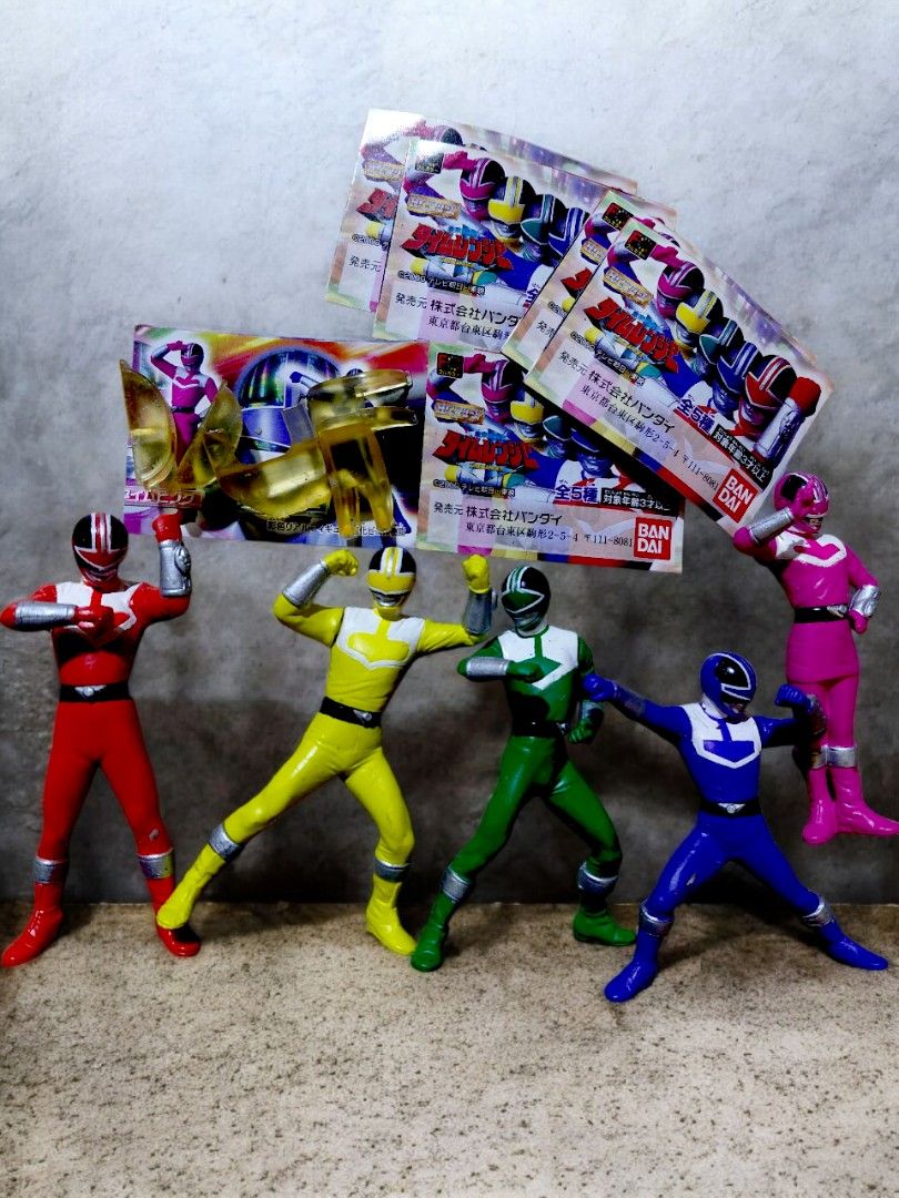 未來戰隊時間連者bandai 扭蛋, 興趣及遊戲, 玩具& 遊戲類- Carousell