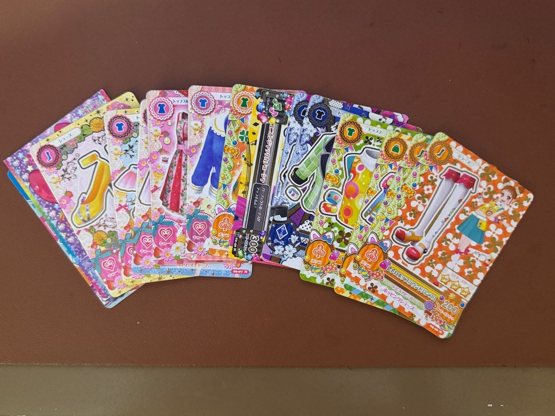 Aikatsu cards set (Category: Raw Singles) located in Manila. Submitted by weive (Listing ID 1403440863, Image 2). Description: - Take all aikatsu cards - price can be negotiable.