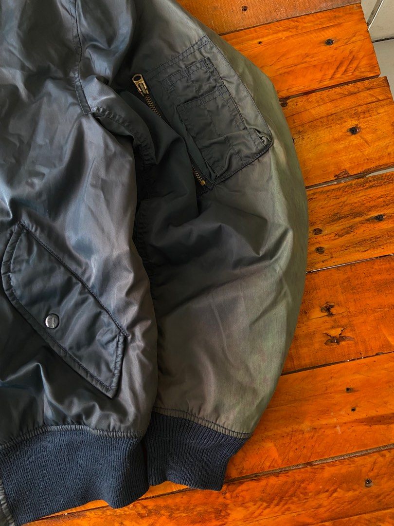 Alpha Industries Bomber Jacket (alts) (Category: Coats, Jackets and Outerwear) located in Cavite. Submitted by redkey27 (Listing ID 1403480456, Image 2). Description: USA Air Force MA-1 Bomber Jacket (alpha alts) Good condition XL Width 26 Length 25 Sleeve 25 1,200 + shipping fee.