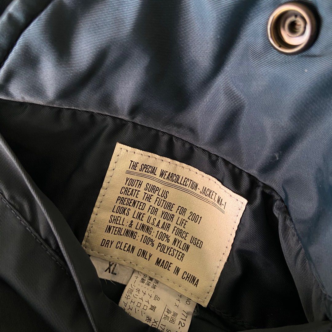 Alpha Industries Bomber Jacket (alts) (Category: Coats, Jackets and Outerwear) located in Cavite. Submitted by redkey27 (Listing ID 1403480456, Image 3). Description: USA Air Force MA-1 Bomber Jacket (alpha alts) Good condition XL Width 26 Length 25 Sleeve 25 1,200 + shipping fee.