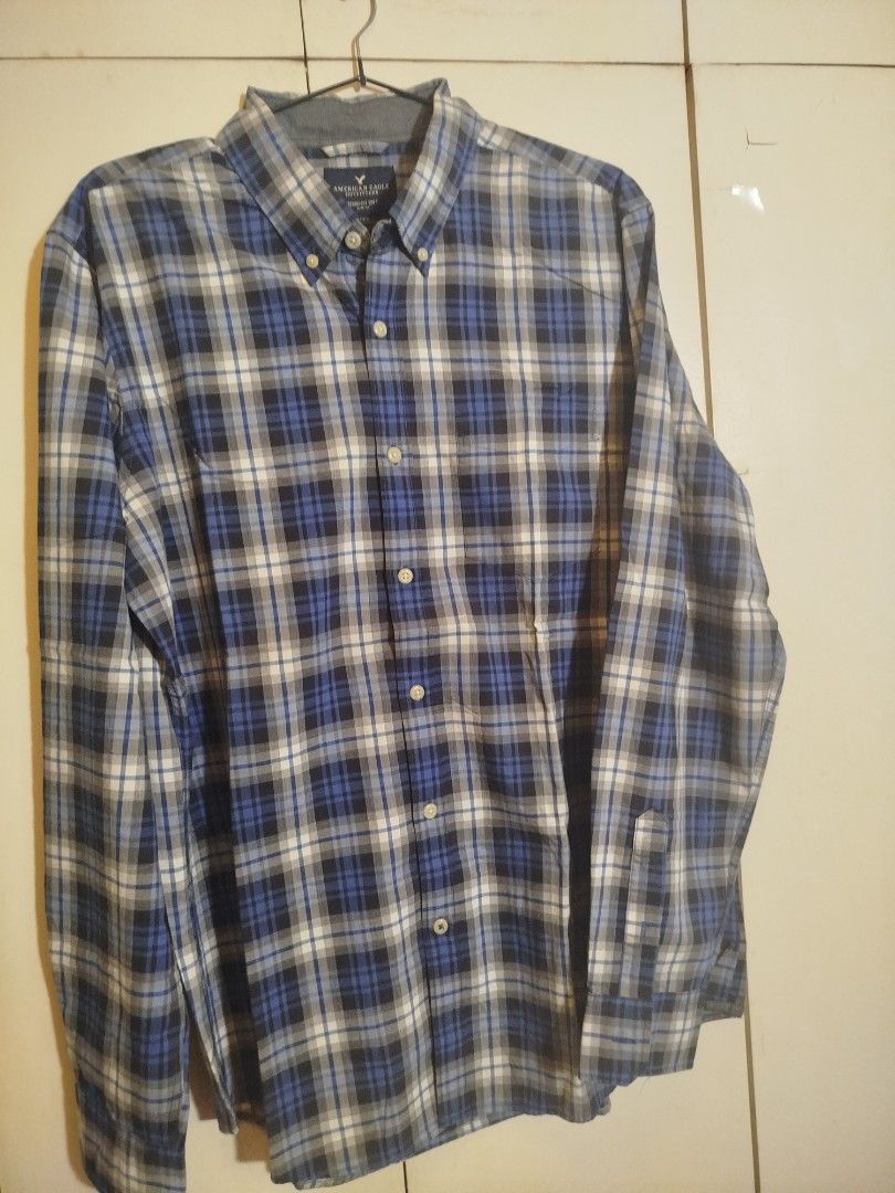 American Eagle Outfitters Plaid Shirt (Category: Tshirts & Polo Shirts ) located in Manila. Submitted by jay.pmc (Listing ID 1403475519, Image 1). Description: ALL MUST GO! BRAND NEW! NO ISSUES/DAMAGES! - These shirts/shorts are all brand new - Authentic (I don't buy/wear fake items) SO QUIT ASKING STUPID QUESTIONS! REFER TO PHOTOS TO KNOW THE BRAND AND THE MARKET VALUE REASONABLE PRICES WILL BE GIVEN TO BUYERS WITH COMMON SENSE AND ARE REALLY BU