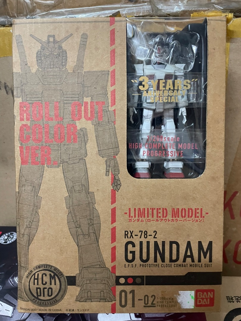 Bandai HCM Pro 3週年限定版 RX-78-2 Gundam, 興趣及遊戲, 玩具 & 遊戲類 - Carousell
