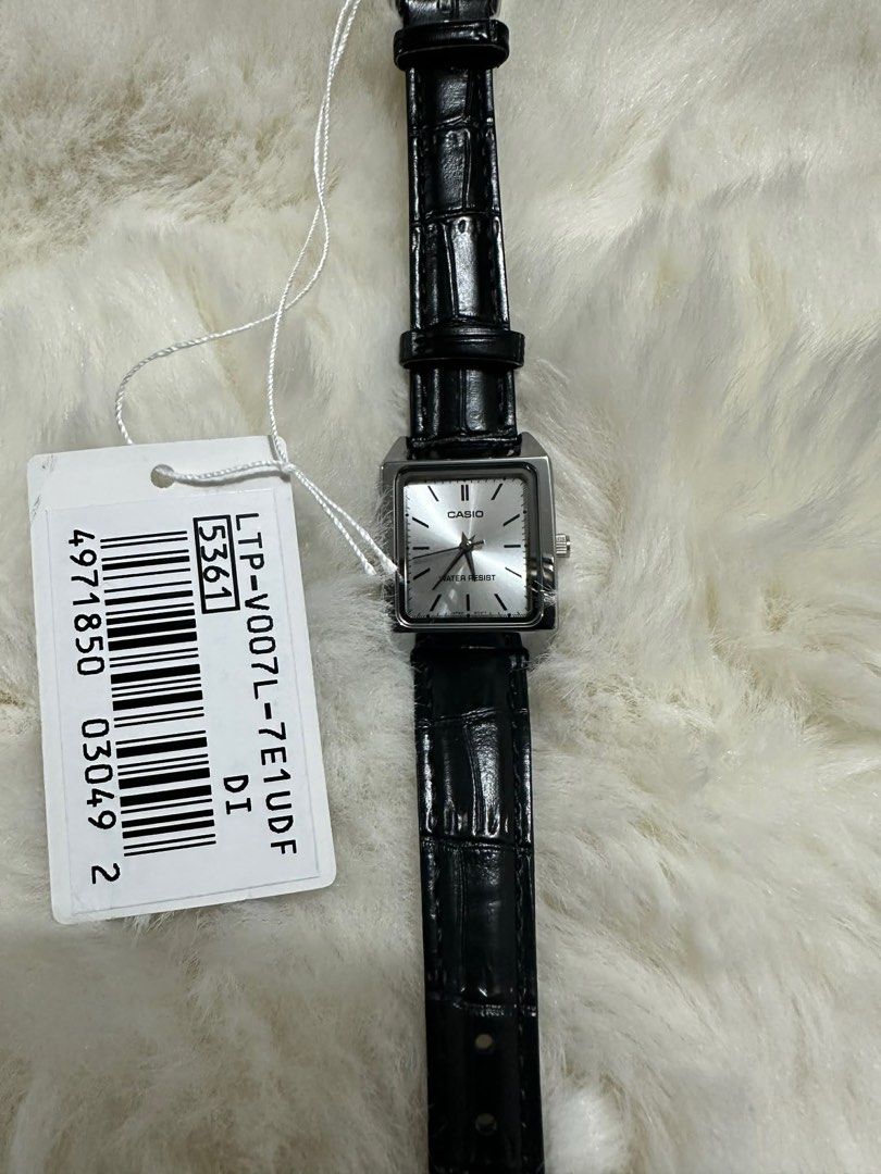 Casio Tank LTO-V007L-7B1 Leather (Category: Women's Watches) located in Manila. Submitted by shopthevintage (Listing ID 1403497666, Image 3). Description: Our Price: 1,350 Srp❌ : 1,800 100% Original/ Authentic Moneyback Guarantee if proven Fake Brandnew with Complete Inclusions ❤️Resellers are Welcome ( mas lower price) 📍Meetups ( Manila Area ) ✈️ Cash on pickup via LBC 📩Message us for Inquiries 𝘋𝘐𝘚𝘊𝘓𝘈𝘐𝘔𝘌𝘙: Time Travel 𝗶𝘀 𝗻𝗼𝘁 𝗮�