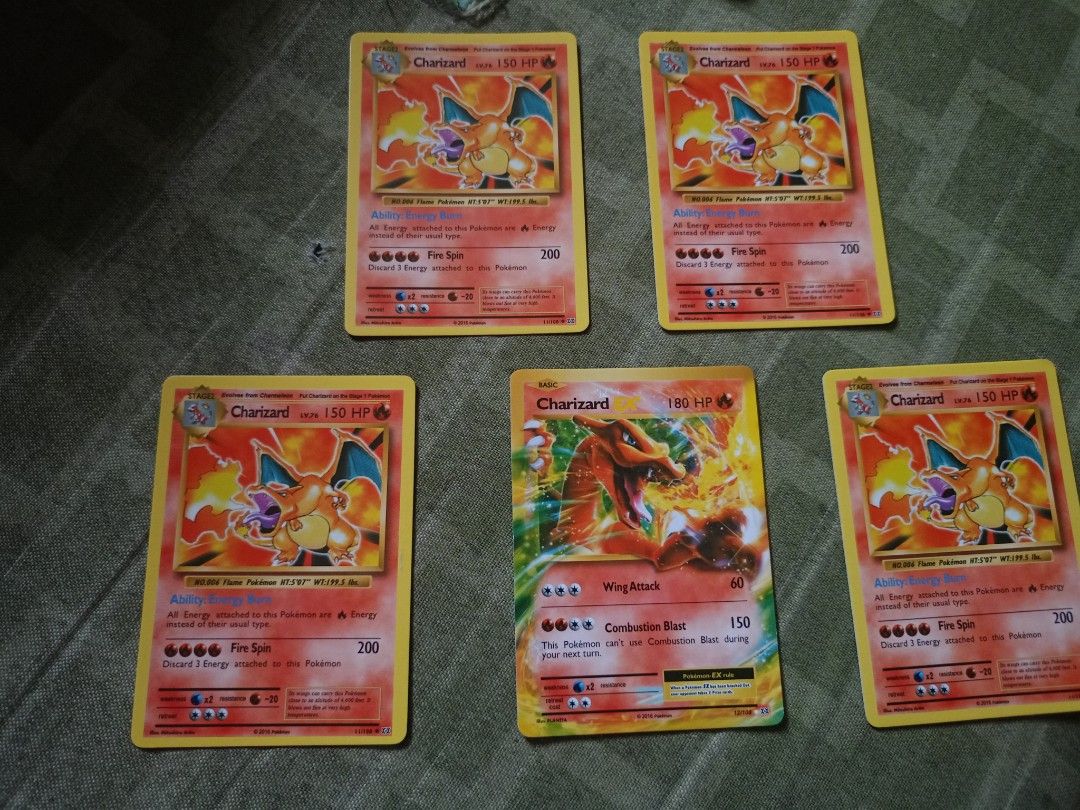 Charizard Pokemon Cards (Category: Raw Singles) located in Manila. Submitted by raymund2501 (Listing ID 1403449624, Image 1). Description: for sale 5k each asking vintage pokemon cards charizards as is WYSIWYG po.