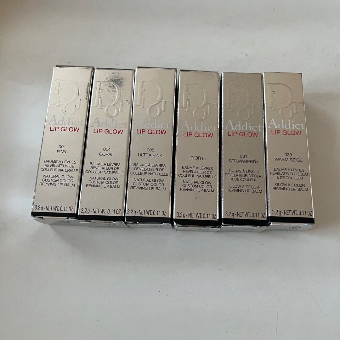 DIOR ADDICT LIP GLOW (Category: Makeup) located in Manila. Submitted by lessentiel.ph (Listing ID 1360636207, Image 1). Description: Available: 001 PINK 004 CORAL.