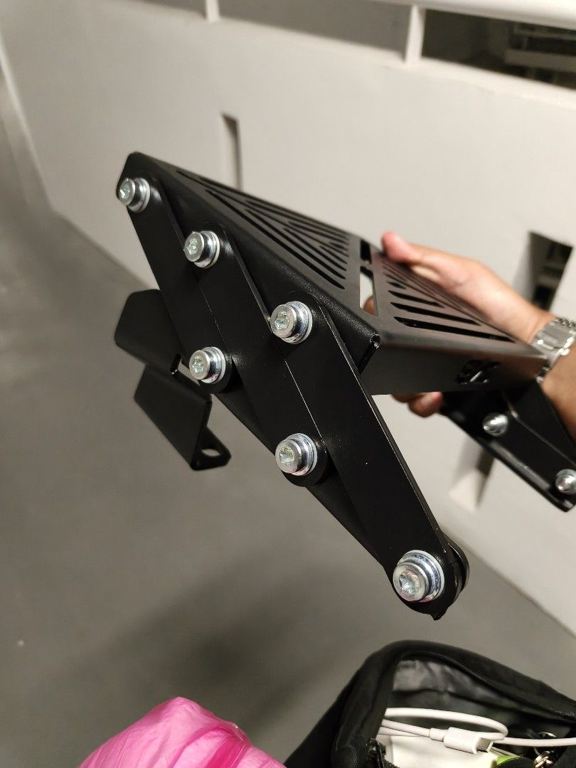 EMS Rack Lipat Foldable Rack Jupiter MX LC V2, Motorcycles, Motorcycle ...