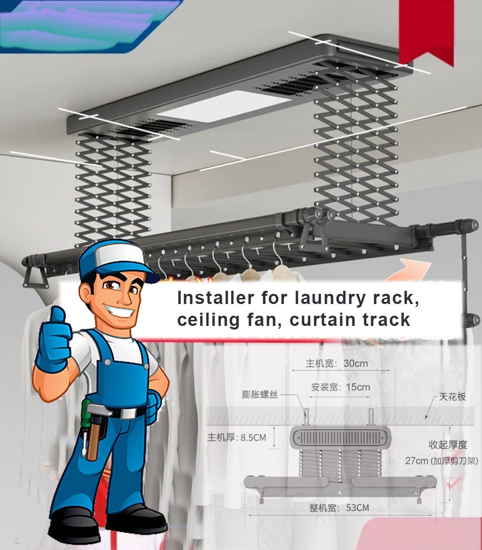 Installation Service for Automatic Laundry Rack /Installer Intelligent ...