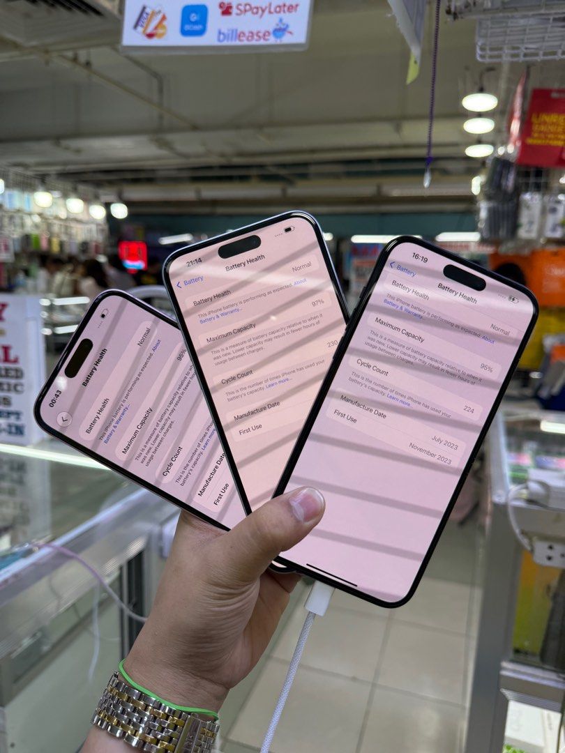 iPhone 15 Plus 128GB Factory Unlock No Issue Secondhand (Category: iPhone 15 Series) located in Pasig City. Submitted by FarAndRayShop (Listing ID 1403437478, Image 2). Description: OPEN FOR SWAP/SELLING/BUYING (RFS: Buy and Sell) Price: 31,499 iPhone 15 Plus 128GB •Factory Unlock •NO HIDDEN ISSUES •TEST TO SAWA •Authentic Phone Physical store in Greenhills Shopping Center XC-07 Stall Number Look For Rayray Or Anika NO CASH INSTALLMENT We are ope