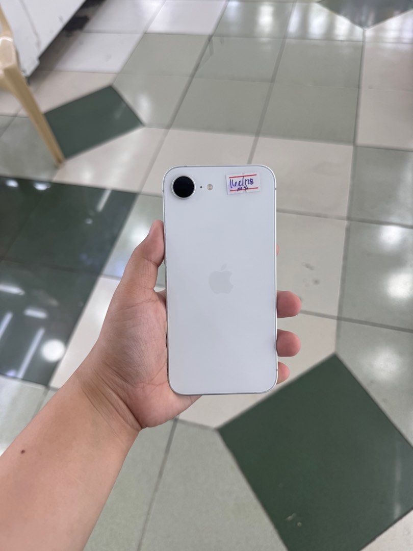 Iphone 16e 128gb 100% batt FU NTC No issue (Category: iPhone 16 Series) located in San Juan City. Submitted by javedsgadgetshop (Listing ID 1403559488, Image 1). Description: INSTALLMENT OPTIONS : SPAY LATER / GGIVES / CREDIT CARD! WE BUY AND SELL SO PWEDE MAGBINTA OR SWAP ! Quick Specs : 💵 Iphone 16e •128gb •NTC Variant •100% batt health •Factory Unlock •99% Smoothness •No hidden issue | No Repaired •100% Authentic | Not Refurbished •w/ Box Cha