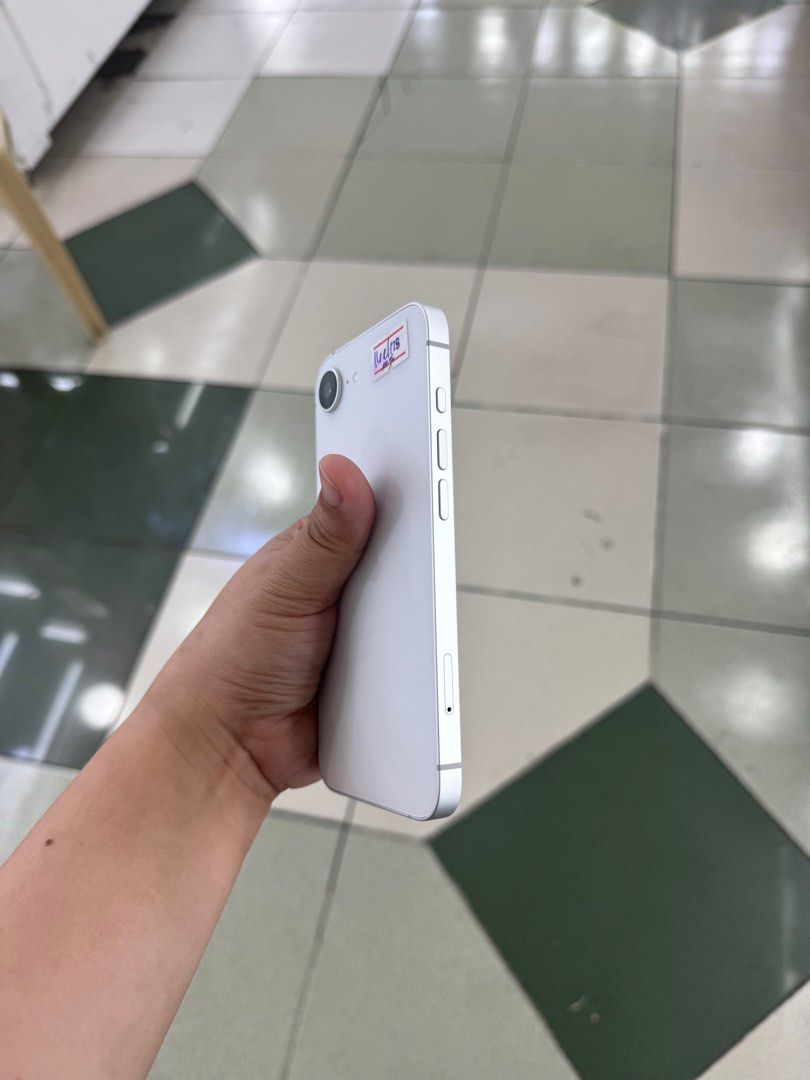 Iphone 16e 128gb 100% batt FU NTC No issue (Category: iPhone 16 Series) located in San Juan City. Submitted by javedsgadgetshop (Listing ID 1403559488, Image 3). Description: INSTALLMENT OPTIONS : SPAY LATER / GGIVES / CREDIT CARD! WE BUY AND SELL SO PWEDE MAGBINTA OR SWAP ! Quick Specs : 💵 Iphone 16e •128gb •NTC Variant •100% batt health •Factory Unlock •99% Smoothness •No hidden issue | No Repaired •100% Authentic | Not Refurbished •w/ Box Cha