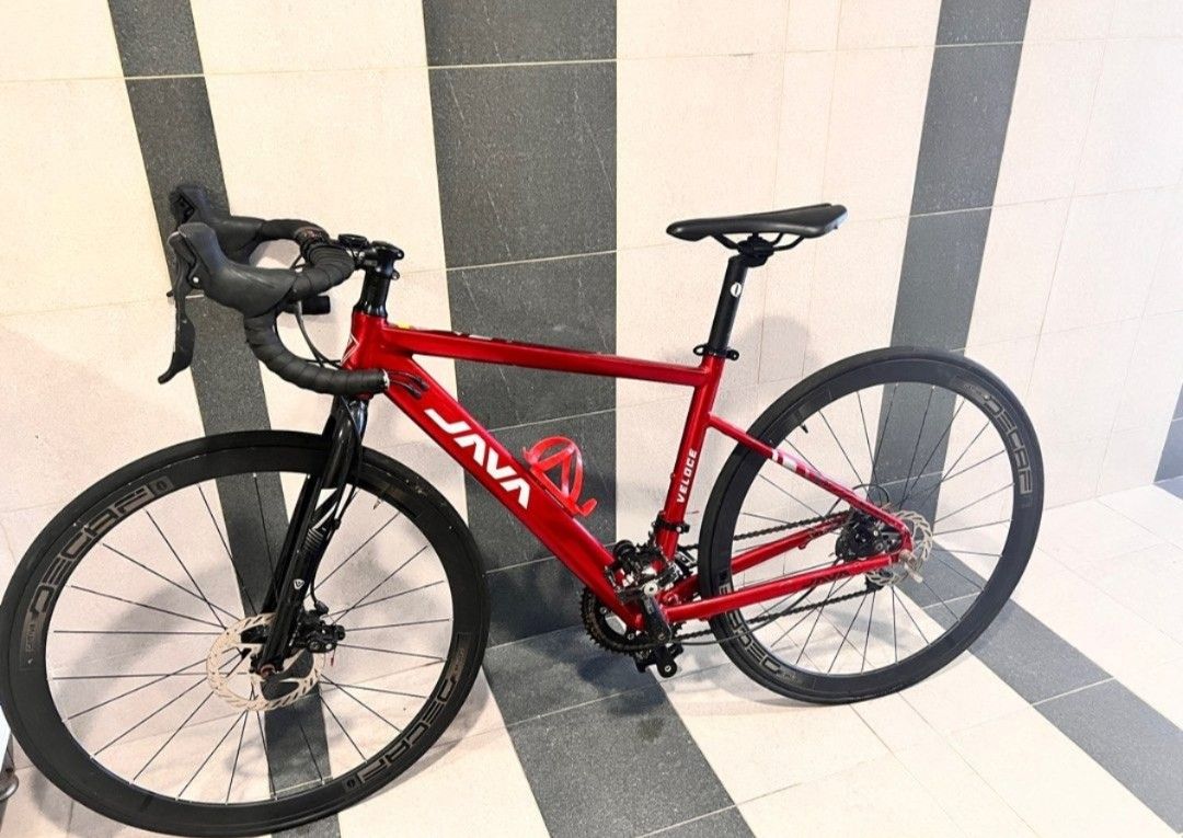 Java Veloce Road Bike - Red, Sports Equipment, Bicycles & Parts ...