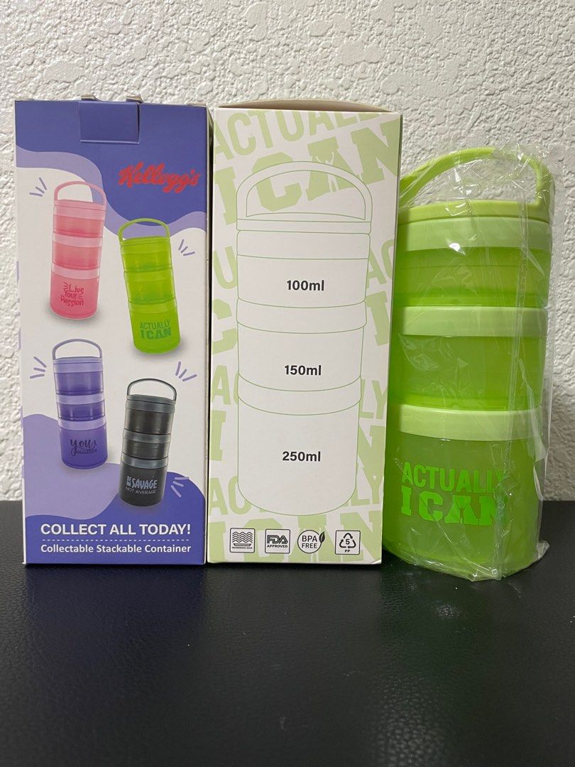 Kellogg's Collectable Stackable Container (Category: Food Organisation & Storage) located in Singapore. Submitted by antiqueitems (Listing ID 1403569241, Image 1). Description: .