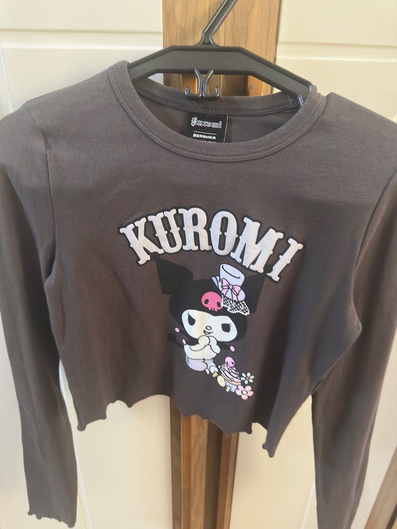 Kuromi cropped top (Category: Babies & Kids Fashion) located in Pasig City. Submitted by chubby_cheeks (Listing ID 1403609892, Image 1). Description: Used once.