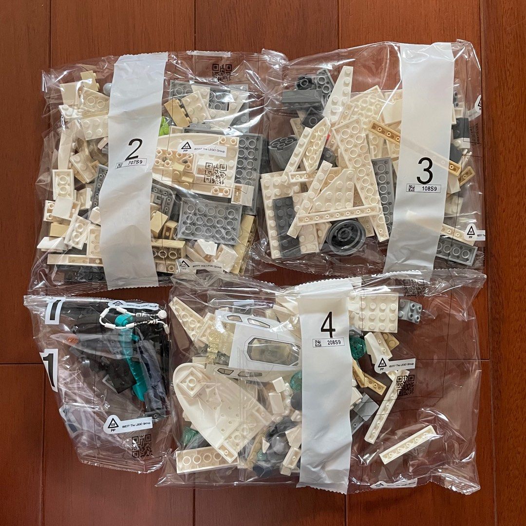 LEGO Marvel Spider-Man Stark Jet (jet and drones only) (Category: Lego & Building Sets) located in Pasig City. Submitted by jmdlego (Listing ID 1403463158, Image 3). Description: 76130 Stark Jet and the Drone Attack •EXCLUDES minifigures and their accessories •brand new, bags resealed •never built •box and instructions included •NOTE: white pieces are starting to show discoloration, despite never being built and kept in box away from sunlight (se