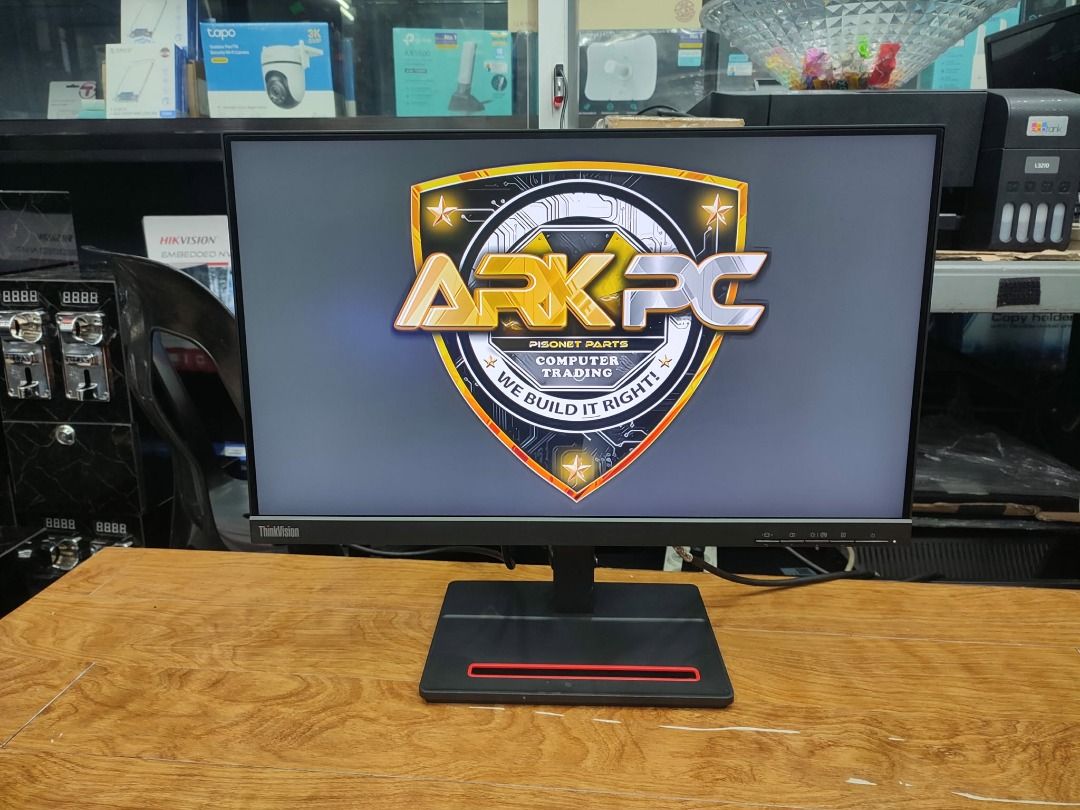 Lenovo ThinkVision Monitor (Category: Monitor Screens) located in Quezon City. Submitted by corrinejil63041 (Listing ID 1403536620, Image 2). Description: Frameless monitors just arrived! • Slightly used lang! Malinaw ✅ All good pang work o kahit pang games palag palag! Mura na, branded pa! 20pcs na lang paubos sale! • 🖥️ Lenovo thinkvision S22e-20 🖥️ PRICE : 2,500.00each 💰 #ARKPC #ARKIA #ARKPCOLONGAPO #used #Sale #Monitor ✅ ARK PC Litex - 14 