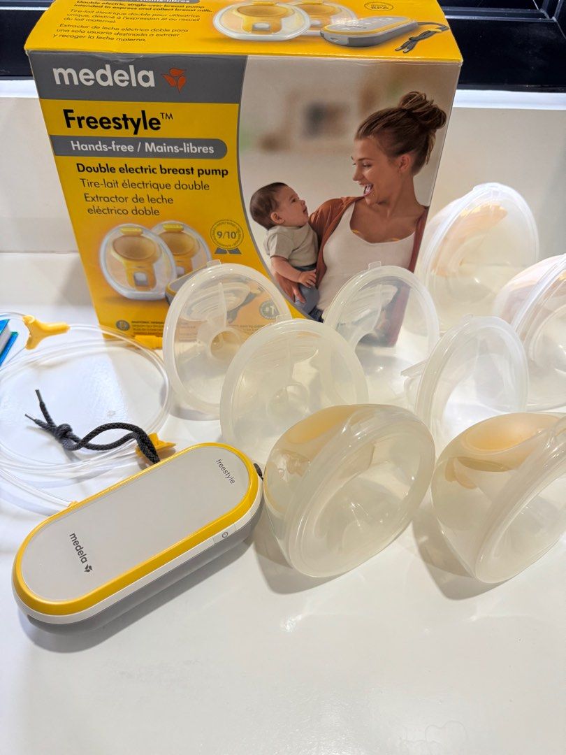 Medela Freestyle Double Electric Breast pump (Category: Breastfeeding & Bottle Feeding) located in Subic. Submitted by rdhlazar (Listing ID 1403428650, Image 3). Description: Medela Freestyle Double Electric Breastpump w/ free collection cups and flanges RFS: done with pumping.